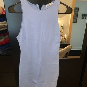 Periwinkle blue midi dress